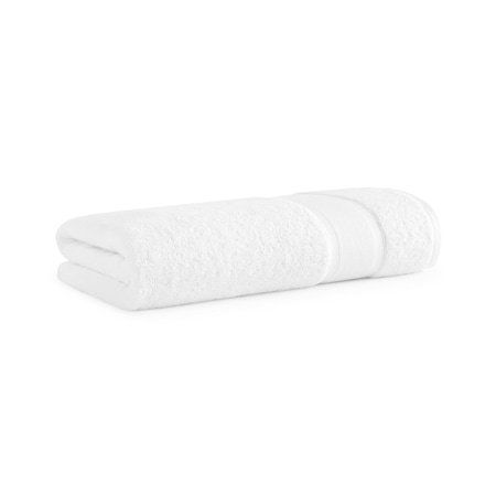 Monarch Brands Aegean Recycled Bath Sheet, 35in x 70in - White P-BS-RO-3570-WH